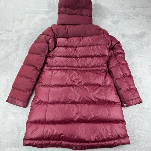 The North Face Women's Size Small Cosmic Wine Long Down Puffer Jacket Parka - Picture 4 of 16